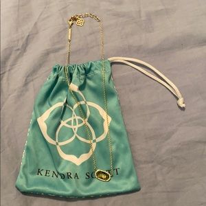 Kendra Scott Elise gold abalone necklace